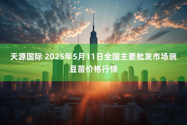 天源国际 2025年5月11日全国主要批发市场豌豆苗价格行情
