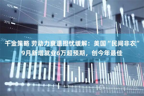 千金策略 劳动力衰退担忧缓解：美国“民间非农”9月新增就业6万超预期，创今年最佳