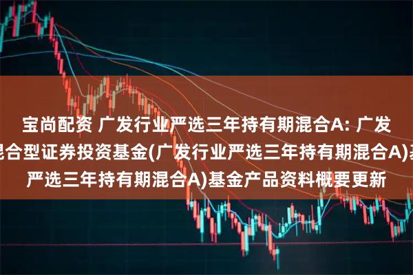 宝尚配资 广发行业严选三年持有期混合A: 广发行业严选三年持有期混合型证券投资基金(广发行业严选三年持有期混合A)基金产品资料概要更新